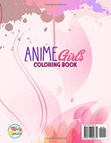 Anime Girls Coloring Book: Relaxing Anime Style Coloring Pages