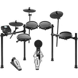 Alesis Nitro Mesh Electronic Drum Kit With a Pair of Drum Sticks + Samson SR350 Headphones + Hosa 3.5 mm Interconnect Cable, 10 feet - Deluxe Accessory Bundle