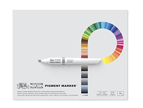 Winsor & Newton Pigment Marker Pad, 11" x 14"