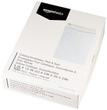 AmazonBasics Catalog Envelopes, Peel & Seal, 9 x 12 Inch, White, 100-Pack