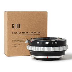Gobe Lens Mount Adapter: Compatible with Nikon F (G-Type) Lens and Fujifilm X Camera Body