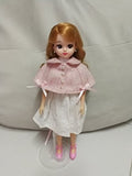 Fortune Days Cute Pink Bowknot Cloak + White Dress for 1/6 12" Blythe Doll or ICY Doll Best Gift