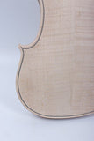 Yinfente Violin Unfinished White Violin 4/4 Unglued Violin Flame Maple & Spruce wood Top Violin Accessory Parts