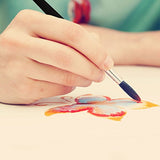 U.S. Art Supply 36 Color Watercolor Artist Paint Set with Plastic Palette Lid Case and Paintbrush -