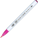Kuretake Fude Real Brush Pen, Clean Color, 4 Pop Set (RB-6000AT/4VB)