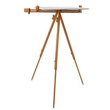 Artina Painting Easel – Portable Artist Easel & Adjustable Wooden Art Easel Stand – Easel for Painting & Drawing Travel Easel Stand for Wedding Sign Art Display - Porto