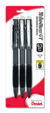 Pentel Twist-Erase GT (0.5mm) Mechanical Pencil, Assorted Barrel Colors, Color May Vary, Pack of