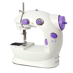 Imax FHSM-202 Mini 2-Speed Sewing Machine With Foot Pedal, Purple, 9.2 x 8.4 x 5.4-Inch