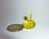 Bottle with olive oil, a jar of butter, olive oil. Dollhouse miniature 1:12