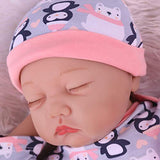 Kaydora Sleeping Reborn Baby Dolls, 22 Inch Weighted Newborn Baby Girl, Handmade Silicone Baby Lifelike Reborn Doll Gift Set