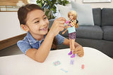 Barbie Skipper Babysitters Inc Doll & Accessories Set with Blonde Doll in 'Girl Power' Top, Baby Doll & 4 Themed Pieces