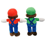 Mario and Luigi 2 Plush Doll Set-Soft Stuffed Plush Toys-13inches