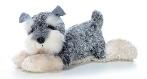 Aurora World Flopsie Plush Ludwig Schnauzer Dog, 12"