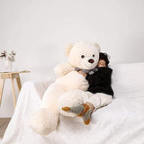 1.2M Giant Teddy Bear Plush Toy 4ft Big Cuddly Stuffed Animals Doll Gift for Valentines Kids Girlfriend (Ice Cream, 47 in/120cm)