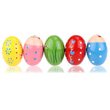 Bondream Set of 6 Lovely Pattern Egg Shaker Set Percussion Musical Maracas Eggs Child Kids Toys