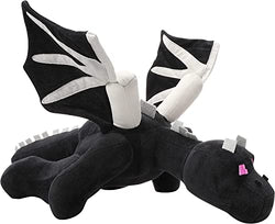 Black Dragon Plush 23.7'' /60cm Stuffed Animal Toy Pillow Character Dolls Birthday Festival Gifts for Kids