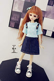 softgege for 1/6 YOSD BJD Doll Jeans Skirt Dress / Denim Skirt Dress / Outfit / YOSD BJD Dollfie