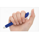 Pentel Stick Type Knock Eraser, Metal Blue (XZE15-MC)