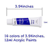 Acrylic Paint Set, Shuttle Art 30 x12ml Tubes Artist Quality Non Toxic Rich Pigments Colors Great