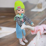 Y&D 1/6 BJD Doll 27Cm 10.6 Inches Princess Toy Fashion Lovely Handmade Doll Girl Valentine's Day Birthday Gift with Clothes Shoes Socsk Wig Hair Makeup Hat