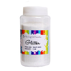 Craft and Party, 1 Pound Bottled Craft Glitter for Craft and Decoration (Iridescent)
