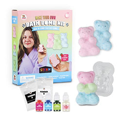 Make Your Own Gummy Bear Bath Bomb Kit, DIY Science Experiment Toys, Craft Gifts for Girls & Boys Age 6, 7, 8, 9, 10-12 Year Old Girl Crafts Kits, Craft Gift for Kids Ages 6-12+