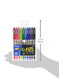 BAZIC 10 Color G-Flex Dazzle Oil-Gel Ink Pen with Cushion Grip (17070)