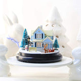 Yosoo Dollhouse Miniature DIY Handcraft Buildings Mini House Kit with LED Lights Birthday Gifts Home Decoration(#3)