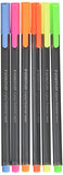 Staedtler 334 SB6NA6 Triplus Fineliner Pens (6 Pack), Neon