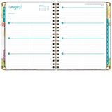 HARDCOVER Academic Year 2023-2024 Planner: (June 2023 Through July 2024) 8.5"x11" Daily Weekly Monthly Planner Yearly Agenda. Bookmark, Pocket Folder and Sticky Note Set (Watercolor Butterflies)