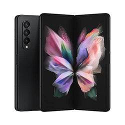 Samsung Galaxy Z Fold 3 5G Factory Unlocked Android Cell Phone US Version Smartphone Tablet 2-in-1 Foldable Dual Screen Under Display Camera 512GB Storage, Phantom Black