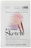 Strathmore 25-505 200 Series Sketch Pad, 5.5"x8.5" Tape Bound, 100 Sheets