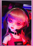 Xmas Gift 1/6 BJD Doll SD Resin Body Girls Face Makeup Eyes Hair Clothes Set Toy