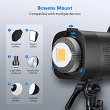 Neewer CB60 60W LED Video Light,Continuous LED Lighting with 5600K Daylight,CRI 97+,TLCI 97+,6500 Lux@1M,Bowens Mount and 2.4G Wireless Remote for Portrait,Wedding,Outdoor Shooting,YouTube Videos