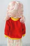 Doll Wigs JD571 16-18CM 6-7inch Smart Braid Mini Ana Synthetic Mohair YOSD BJD Doll Wigs (Sugar Pink, 6-7inch)