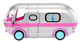 LOL Surprise OMG Glamper Fashion Camper with 55+ Surprises Fully-Furnished with Light Up Pool, Water Slide, Bunk Beds, Cafe, Bathroom, Closet, Vanity, BBQ Grill, and DJ Booth - Gift for Ages 6+