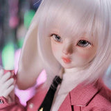 ZXCVBN 1/4 BJD Doll 40cm Moveable Jointed Dolls White Skin con Makeup Nude Fashion Doll DIY Handmade for Girl Gift