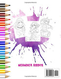 Anime Girls Coloring Book: Coloring Pages for Teens and Adults Featuring Kawaii Anime Girls