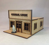 General Store 28mm MDF Kit Tombstone Desperado Legends Old West Terrain Building