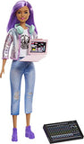 Barbie Career of The Year Music Producer Doll (12-in), Colorful Purple Hair, Trendy Tee, Jacket & Jeans Plus Sound Mixing Board, Computer & Headphone Accessories, Great Toy Gift