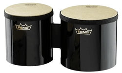 Remo Pre-Tuned Bongo Set - (Black)