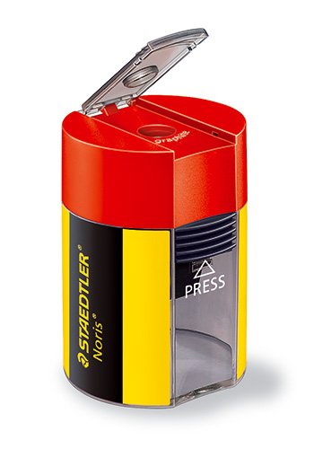 Staedtler : Pencil Sharpener : Yellow Black & Red