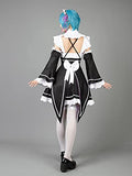 Cosfun Rem Ram Maid Dress Cosplay Costume for Halloween mp004175 (X-Small)