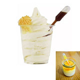 JPSOR 100pcs 4ml Disposable Plastic Transfer Pipettes, Short Stem, for Cupcakes, Ice Cream