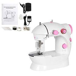 Mini Sewing Machine Portable Sewing Machine Electric Sewing Kit with Dual Speed Double Thread