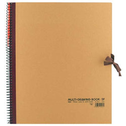 Holbein Spiral Sketch Book 10.5X8.5 Brown