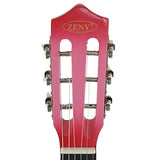 ZENY 38" Pink Beginner Acoustic Guitar Starter Package Kit Student KidGuitar Right Handed with Gig Bag, Shoulder Strap, Pick, 6 Strings,Tuner, Pitch Pipe