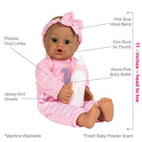 AdoraSweet Baby Dino Girl - Machine Washable Baby Doll Age 1+ (Amazon Exclusive) (29251)