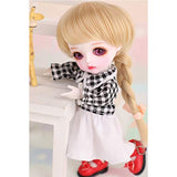 MEESock 16CM Elegant 1/8 BJD Doll 6.3 Inch Ball Joint SD Dolls Reborn Doll with Outfit Shoes Wigs Makeup Girls Toys for Collection