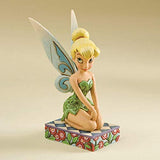 Disney Traditions by Jim Shore “Peter Pan” Tinker Bell Personality Pose Stone Resin Figurine, 4”